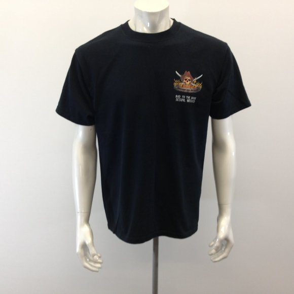 Bad To The Bone IXTAPA, Mexico Graphic T Shirt Men - Picture 5 of 6